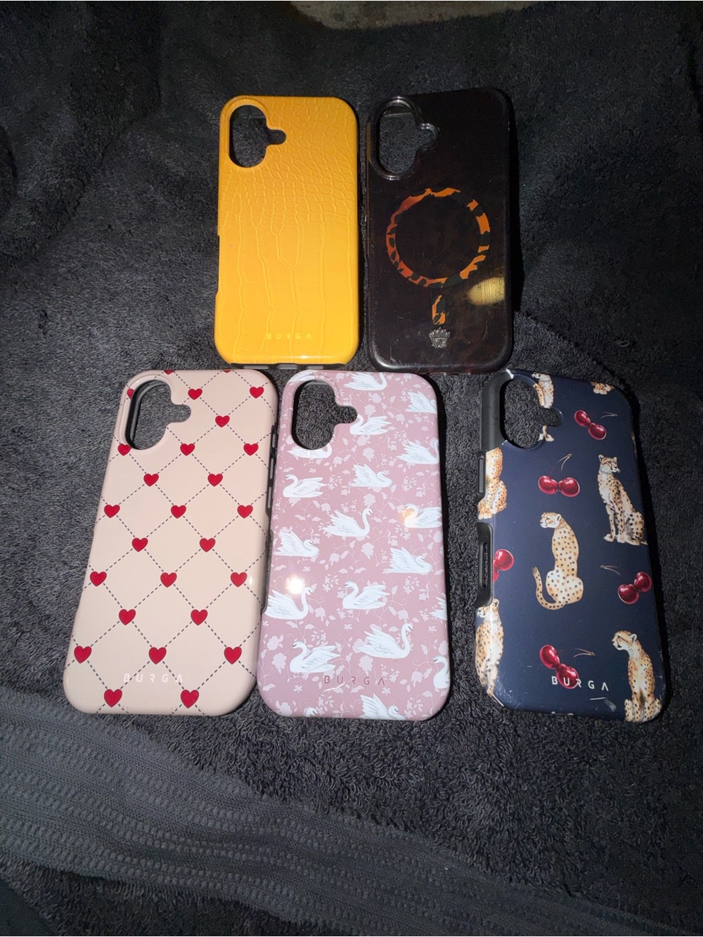 iPhone 16 Phone Case Lot 4 Burga 1 Unbranded